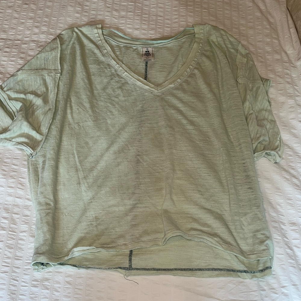 Mint oversized tee
